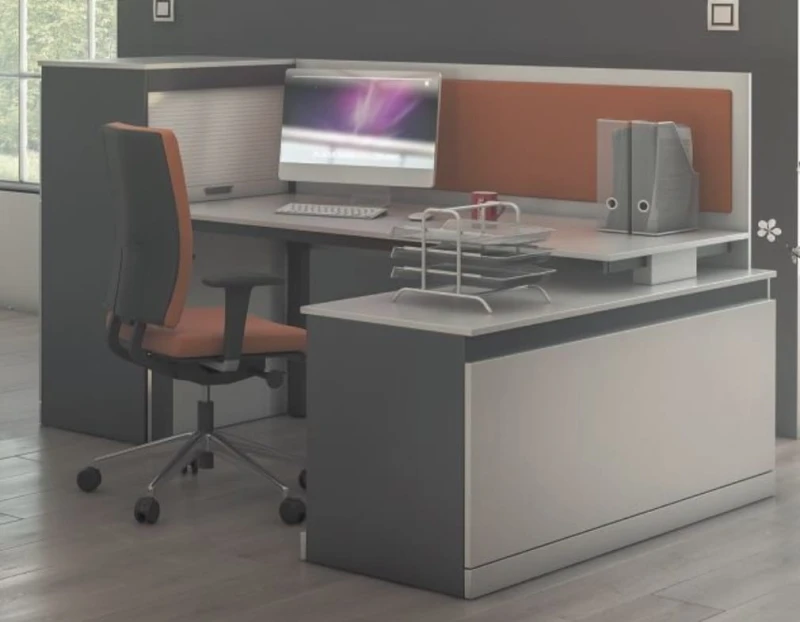 Ergonomiczne i funkcjonalne stanowisko pracy  ESPK  White & Graph #2