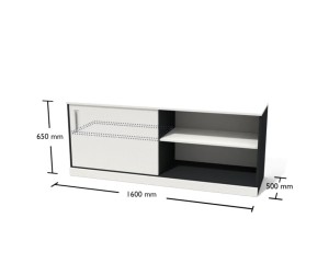 Ergonomiczne i funkcjonalne czteroosobowe stanowisko pracy  ESPK4  White & Graph #9