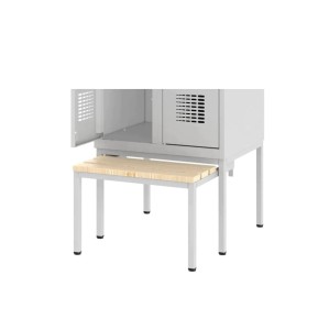 Podstawa z wysuwaną ławką do szaf ubraniowych Wys 390 Szer 790 Gł  745 mm    kolor : RAL 7035 – jasnoszary #2