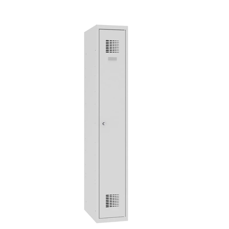 Metalowa szafa ubraniowa BHP  Sum 310 – 300 mm                                                                       kolor : RAL 7035 – jasnoszary #2