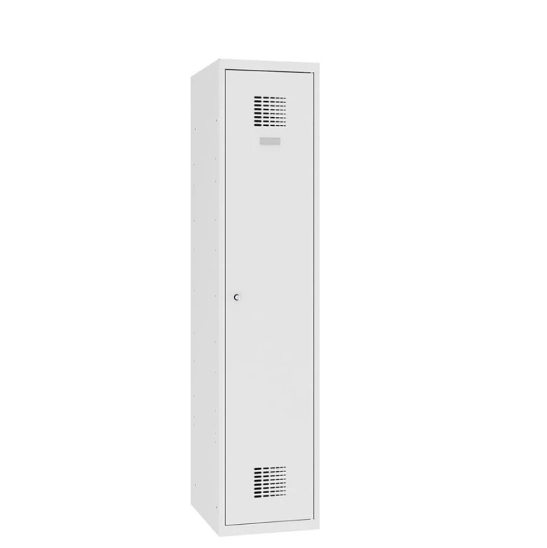 Metalowa szafa ubraniowa  BHP Sum 410 – 400 mm                                                                       kolor : RAL 7035 – jasnoszary #2