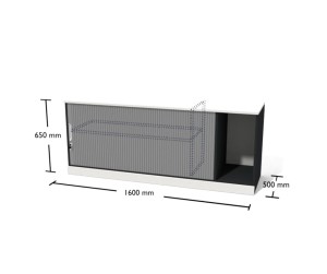 Ergonomiczne i funkcjonalne  stanowisko pracy  ESPK1 z kolekcji  White & Graph #3