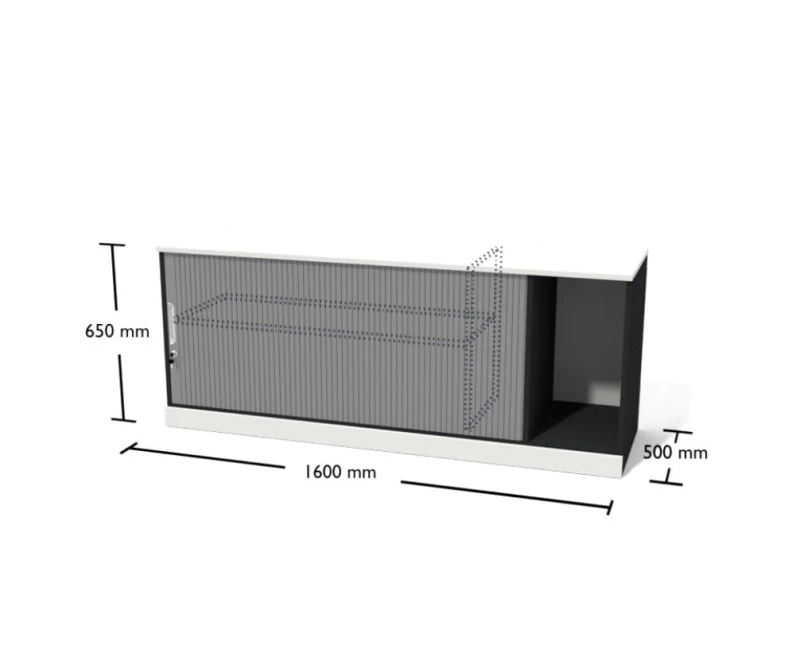 Ergonomiczne i funkcjonalne  stanowisko pracy  ESPK1 z kolekcji  White & Graph #3
