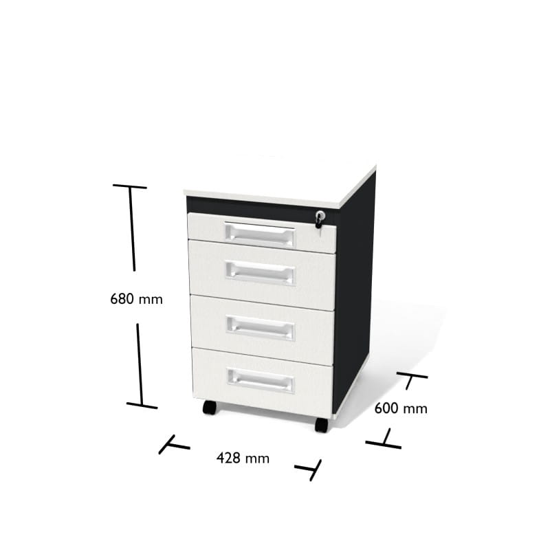 Ergonomiczne i funkcjonalne  stanowisko pracy  ESPK1 z kolekcji  White & Graph #5