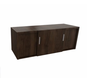 Szafka pomocnicza niska QR16 szer 1600 gł 550 wys 610 mm w kolorze Orzech ciemny #1