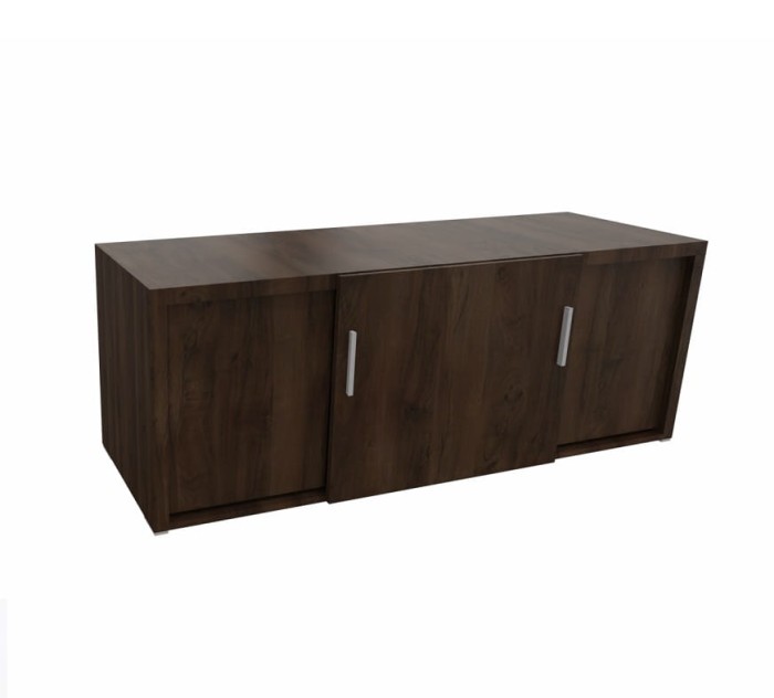 Szafka pomocnicza niska QR16 szer 1600 gł 550 wys 610 mm w kolorze Orzech ciemny #1