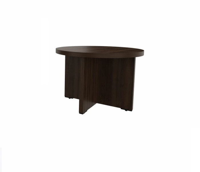 Stolik kawowy wysoki - QS08 -FI  800 wys 740 mm,w kolorze Orzech ciemny #1