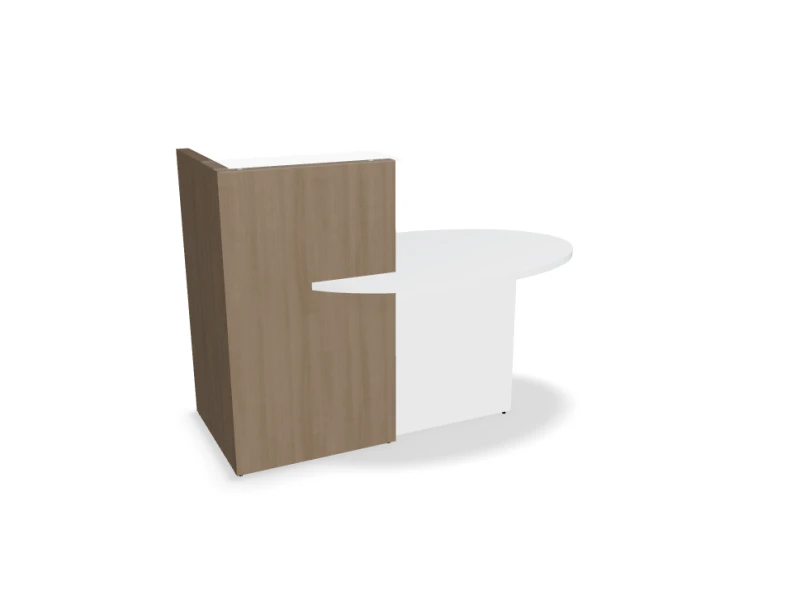 Kompaktowa Lada do recepcji OVO  - szer 1550 gł 870 wys 1150 mm, #2