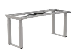 Stół Elektryczny  -  szer 1800 lub 2200 gł 800 lub 900  zakres regulacji  wys. 605 - 1255 mm,   blat gr 25 mm w kolorze Dąb kamienny/ stelaż metalowy Czarny #5