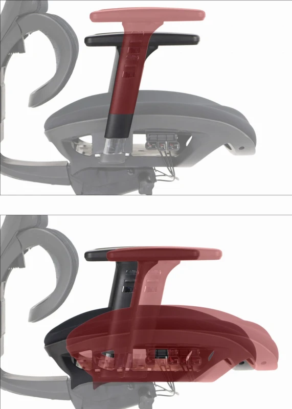 Fotel  ErgoLine  -  w kolorze czarnym  podstawa aluminiowa  udżwig do  110 kg #9