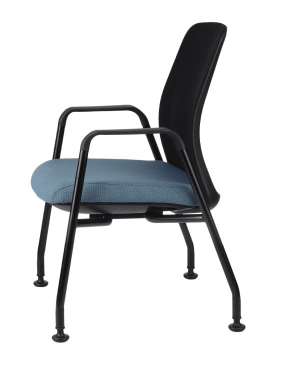 AXEL 4L Black  - w kolorze Niebieskim na siedzisku i Czarną siatką na oparciu wysokość: 89 cm szerokość 60 cm #3