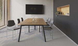 STYL Arm krzesło konferencyjne - w kolorze szarym  wysokość: 84 cm szerokość 64 cm  głębokość: 54 cm #5