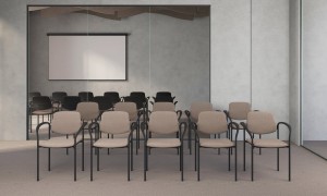 STYL Arm krzesło konferencyjne - w kolorze szarym  wysokość: 84 cm szerokość 64 cm  głębokość: 54 cm #6