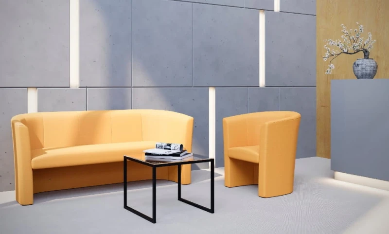 CLUB Trio - Sofa w kolorze Jasnoszarym CSE 11,  szerokość 179 cm  głębokość 66 cm wysokość: 77 cm #3
