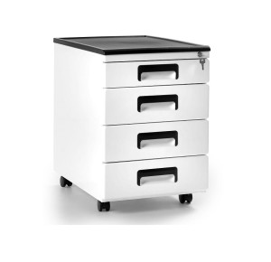 Metalowy kontener pod biurko 325 ,  szer 400 gł 560 wys 580 mm, biały #1