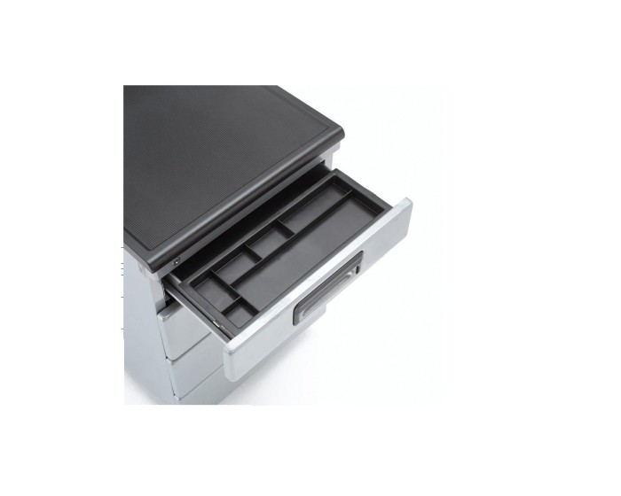 Metalowy kontener pod biurko 325 ,  szer 400 gł 560 wys 580 mm, biały #2