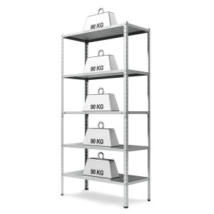 Regał metalowy magazynowy Steel 180x90x40  5 PÓŁKOWY 450kg #2