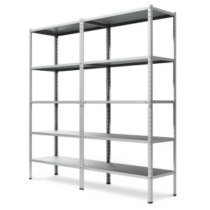 Regał metalowy magazynowy Steel 180x90x40  5 PÓŁKOWY 450kg #3