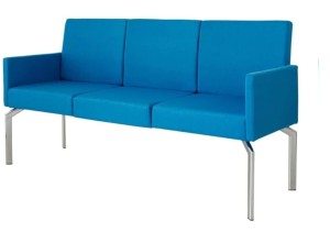 Sofa 3 osobowa Cloud z podłokietnikami w kolorze niebieskim wys  86 cm, wys do siedziska 47 cm, szer 161 cm,  gł 59,5 cm #1