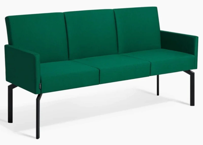 Sofa 3 osobowa Cloud z podłokietnikami w kolorze niebieskim wys  86 cm, wys do siedziska 47 cm, szer 161 cm,  gł 59,5 cm #3