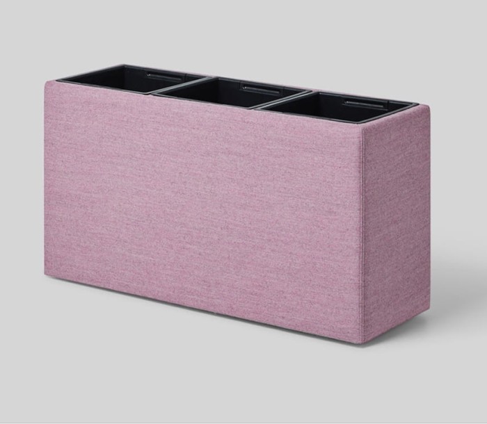 Donica Floris DN 31 H460 w kolorze popielatym – Styl i Trwałość o wymiarach : szerokość 84 cm  głębokość 30,5 cm  wysokość 46 cm #1