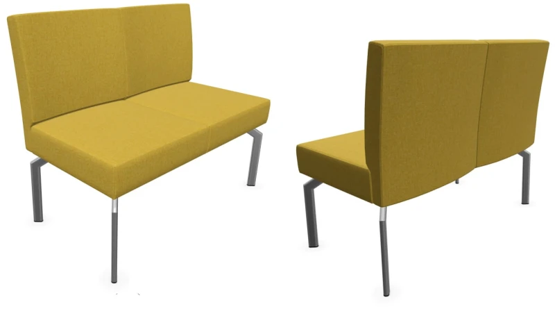 Sofa 2 osobowa Cloud tap. w pepitkę  wys  86 cm, wys do siedziska 47 cm, szer 101 cm,  gł 59,5 cm #7